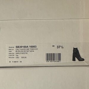 See By Chloe Tobacco Suede Ankle Boots